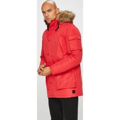 Jack & Jones - Parka. Czerwone parki męskie marki Jack & Jones, m, z poliesteru, długie, z kapturem. W wyprzedaży za 269,90 zł.
