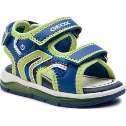 Sandały GEOX - B San.Todo B. A B920GA 0FE14 C4344 M Royal/Lime. Niebieskie sandały chłopięce Geox, z materiału. W wyprzedaży za 179,00 zł.