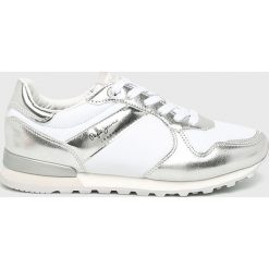 Pepe Jeans - Buty Verona W Greek. Szare buty sportowe damskie Pepe Jeans, bez wzorów, z jeansu, sportowe. W wyprzedaży za 259,90 zł.