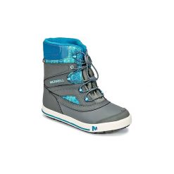 Śniegowce Dziecko Merrell SNOW BANK 2.0 WTRPF. Szare kozaki dziewczęce marki Merrell. Za 279,20 zł.
