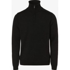 Bugatti - Sweter męski, szary. Szare swetry męskie Bugatti, m, bez wzorów, z wełny, eleganckie, ze stójką, bez kaptura. Za 449,95 zł.