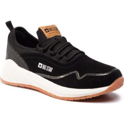 Sneakersy BIG STAR - DD274325 Black. Czarne półbuty damskie BIG STAR, bez wzorów, ze skóry ekologicznej, retro, bez obcasa, na płaskiej podeszwie, bez zapięcia. W wyprzedaży za 139,00 zł.
