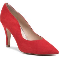 Szpilki CAPRICE - 9-22403-24 Red Suede 524. Czerwone półbuty damskie Caprice, bez wzorów, z zamszu, eleganckie, bez obcasa, na obcasie, bez zapięcia. Za 249,90 zł.