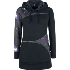 RED by EMP Zip Zip Bluza z kapturem damska czarny. Czarne bluzy rozpinane damskie RED by EMP, xs, z nadrukiem, z długim rękawem, długie, z kapturem. Za 184,90 zł.