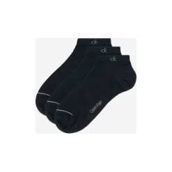 Calvin Klein 3-pack Skarpetki Czarny. Czarne skarpetki męskie Calvin Klein, bez wzorów, z elastanu. Za 87,95 zł.
