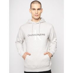 Bluza Calvin Klein Jeans Monogram Logo Hoodie J30J315417. Białe bluzy męskie Calvin Klein Jeans, m, bez wzorów, z bawełny, bez kołnierzyka, bez rękawów, bez kaptura. W wyprzedaży za 359,00 zł.
