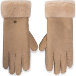 Rajstopy Damskie EMU AUSTRALIA - Apollo Bay Gloves Chestnut. Brązowe rękawiczki damskie EMU Australia, bez wzorów, ze skóry. W wyprzedaży za 339,00 zł.