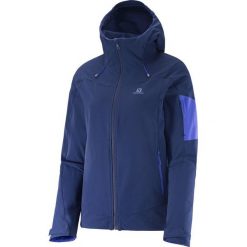 Salomon Kurtka Softshellowa Ranger Jkt W Wisteria Navy S. Niebieskie kurtki sportowe damskie marki Salomon, na zimę, s, z softshellu. W wyprzedaży za 399,00 zł.