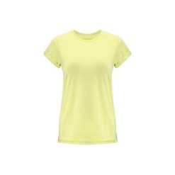 T-shirt Prosta Historia cytrynowy. Żółte t-shirty damskie marki Mohito, l, z dzianiny. Za 89,00 zł.