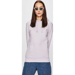 Review - Bluza. Fioletowe bluzy damskie Review, s, z nadrukiem, z bawełny, bez rękawów, z kapturem. W wyprzedaży za 79,90 zł.