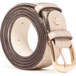 Pasek Damski LIU JO - Cintura 3.5 Cm Lo NF0175 E0538 Light Gold 90048. Żółte paski damskie Liu Jo, w paski, ze skóry ekologicznej. Za 219,00 zł.