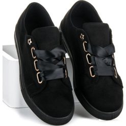 Trampki damskie slip on: Trampki Evette czarne