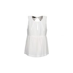 Topy na ramiączkach / T-shirty bez rękawów Kookaï ABITOULE. Białe bluzki damskie marki Kookai, bez wzorów, bez kołnierzyka. Za 231,20 zł.