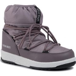 Śniegowce MOON BOOT - Jr Girl Low Nylon Wp 34051800004 Mauve. Fioletowe śniegowce dziewczęce Moon Boot, bez zapięcia. Za 349,00 zł.