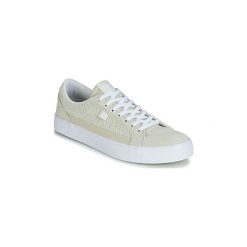 Buty DC Shoes LYNNFIELD SE M SHOE SFW. Białe trampki męskie DC Shoes, bez wzorów, bez zapięcia. Za 244,30 zł.
