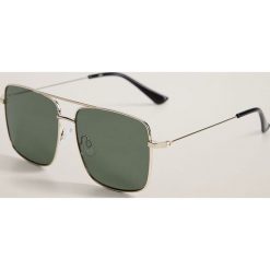 Mango - Okulary przeciwsłoneczne Camille. Żółte okulary przeciwsłoneczne damskie Mango. W wyprzedaży za 59,90 zł.