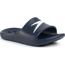 Klapki SPEEDO - Slides One Piece Ju 8-122310002 Navy. Niebieskie sandały chłopięce Speedo, z tworzywa sztucznego, bez zapięcia. Za 89,99 zł.