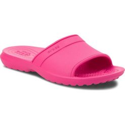 Klapki CROCS - Classic Slide K 204981 Candy Pink. Różowe sandały dziewczęce Crocs, z tworzywa sztucznego, bez zapięcia. Za 79,00 zł.
