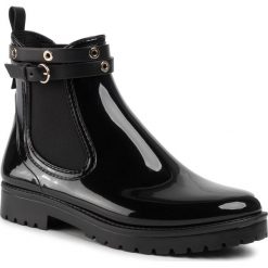 Kalosze RED VALENTINO - SQ0S0C96 Nero 0NO. Czarne kalosze damskie Red Valentino, ze skóry ekologicznej, bez obcasa, bez zapięcia. Za 829,00 zł.