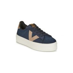 Buty Victoria BARCELONA DEPORTIVO. Niebieskie trampki i tenisówki damskie Victoria, bez wzorów, bez zapięcia. Za 289,00 zł.