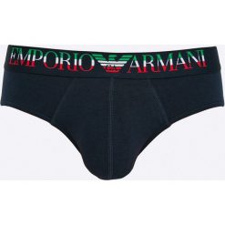 Emporio Armani - Slipy. Niebieskie slipy męskie marki Emporio Armani, s, z elastanu. W wyprzedaży za 69,90 zł.