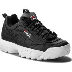 Sneakersy FILA - Disruptor Low 1010262.25Y Black. Czarne sneakersy męskie Fila, na co dzień, bez wzorów, ze skóry ekologicznej, eleganckie, bez zapięcia. Za 429,00 zł.