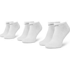 Zestaw 3 par niskich skarpet unisex NIKE - SX7673 100 Biały. Białe skarpetki damskie Nike, bez wzorów, z elastanu. Za 39,00 zł.