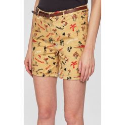 Scotch & Soda - Szorty. Niebieskie szorty damskie Scotch & Soda, w paski, z elastanu, casualowe. W wyprzedaży za 199,90 zł.