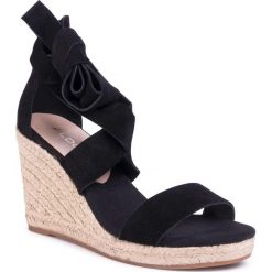 Espadryle ALDO - Laretta 15612125 001. Czarne espadryle damskie ALDO, bez wzorów, z zamszu, bez obcasa, na obcasie. Za 269,00 zł.