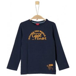S.Oliver Koszulka Chłopięca Captain Dino 104 - 110 Ciemnoniebieski. Niebieskie t-shirty chłopięce S.Oliver. Za 59,00 zł.