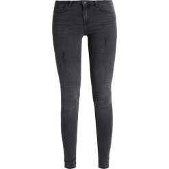Pieces PCFIVE DELLY Jeans Skinny Fit dark grey denim. Szare boyfriendy damskie Pieces. W wyprzedaży za 159,20 zł.