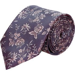 Krawaty męskie: krawat platinum fiolet classic 214