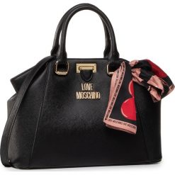 Torebka LOVE MOSCHINO - JC4240PP0AKG0000 Nero. Czarne torebki klasyczne damskie Love Moschino, bez wzorów, ze skóry ekologicznej, eleganckie, bez dodatków. W wyprzedaży za 799,00 zł.