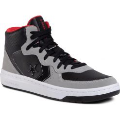 Sneakersy CONVERSE - Rival Mid 168735C Black/Dolphin/University Red. Szare sneakersy męskie Converse, na co dzień, bez wzorów, ze skóry ekologicznej, eleganckie, bez zapięcia. Za 299,00 zł.