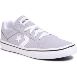 Tenisówki CONVERSE - El Distrito 2.0 Ox 167533C Wolf Grey/White/Black. Szare półbuty męskie Converse, bez wzorów, z gumy, eleganckie, bez zapięcia. W wyprzedaży za 179,00 zł.