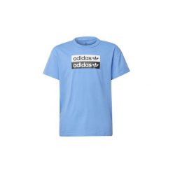 T-shirty z krótkim rękawem Dziecko adidas Tee. Niebieskie t-shirty chłopięce Adidas, bez wzorów, z krótkim rękawem. Za 89,95 zł.
