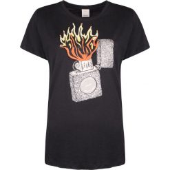 Pinko T-Shirt "Infuocato". Bluzki damskie Pinko, bez wzorów, z okrągłym kołnierzem, z krótkim rękawem. Za 299,00 zł.