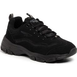 Sneakersy SPRANDI - WP40-8547Z Black. Czarne półbuty damskie Sprandi, na co dzień, bez wzorów, ze skóry ekologicznej, bez obcasa, na płaskiej podeszwie, bez zapięcia. Za 119,99 zł.