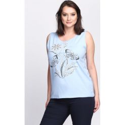 Niebieska Bluzka Follow The Fashion. Brązowe bluzki damskie marki Born2be, z materiału, na obcasie. Za 34,99 zł.