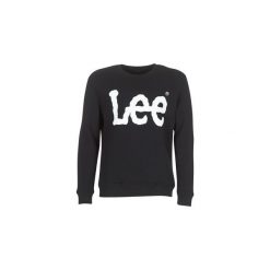 Bluzy Lee LOGO SWEATSHIRT. Czarne bluzy męskie Lee, s, bez wzorów, bez kołnierzyka, bez rękawów, bez kaptura. Za 202,30 zł.