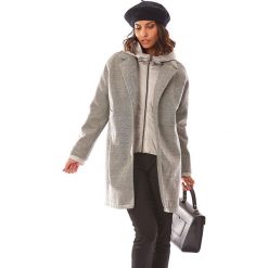 Płaszcz 2w1 w kolorze szarym. Szare płaszcze damskie Snowie Collection, m, bez wzorów. W wyprzedaży za 219,95 zł.