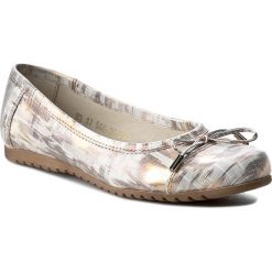 Baleriny DOLCE PIETRO - 0560-09801-1 Camufflage. Szare baleriny damskie marki Dolce Pietro, z materiału. W wyprzedaży za 159,00 zł.