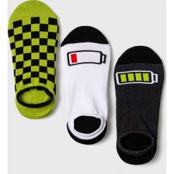 Medicine - Stopki Basic (3 pack). Szare skarpetki męskie MEDICINE, bez wzorów, z elastanu. Za 29,90 zł.