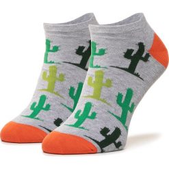 Skarpety Niskie Unisex FREAKERS - SKAK-GRZ Kolorowy Szary. Szare skarpetki damskie Freakers, bez wzorów, z elastanu. Za 14,99 zł.