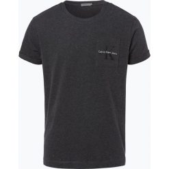 Calvin Klein Jeans - T-shirt męski, szary. Szare t-shirty męskie marki Calvin Klein Jeans, s, z nadrukiem, z jeansu, bez kołnierzyka. Za 179,95 zł.