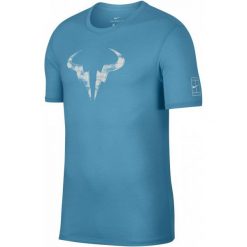 Nike Męska Koszulka Sportowa Rafa M Nk Dry Tee Crew Lagoon Pulse White L. Białe bez kategorii marki Nike, m, tenisowe. Za 155,00 zł.