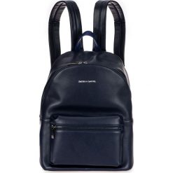 Smith & Canova plecak damski 92939 ciemnoniebieski. Niebieskie plecaki damskie Smith & Canova, bez wzorów. W wyprzedaży za 359,00 zł.