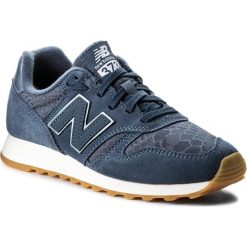 Sneakersy NEW BALANCE - WL373NVW Niebieski. Niebieskie półbuty damskie New Balance, ze skóry. W wyprzedaży za 199,00 zł.