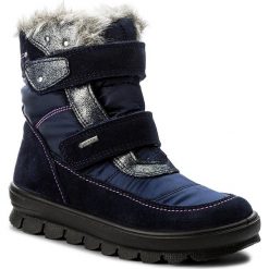 Kozaki dziewczęce: Śniegowce SUPERFIT – GORE-TEX 1-00214-81 S Ocean Kombi