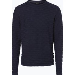 Swetry klasyczne męskie: Solid – Sweter męski – Kameron, niebieski